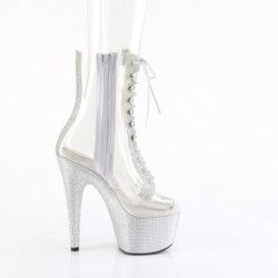 Pleaser BEJEWELED-1021C-2 Transparent Strass Silver