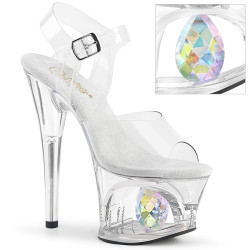 Pleaser MOON-708DIA Transparent Sale Women