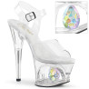 Pleaser MOON-708DIA Transparent Sale Women