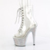 Pleaser BEJEWELED-1021C-7 Transparent Strass Silver