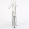 Pleaser BEJEWELED-1021C-7 Transparent Strass Silver
