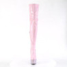 Pleaser BEJEWELED-3000-7 Rose Hologram Patent Strass