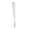 Pleaser BEJEWELED-3000-7 White Hologram Patent Strass