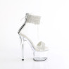 Pleaser PASSION-727RS Transparent Silver Sale Women