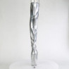 Pleaser BEJEWELED-3011-7 Silver Hologram Patent Strass