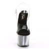 Pleaser SKY-308G-T Transparent Black Glitter Sale Women
