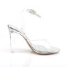 Fabulicious CLEARLY-406 Transparent Lucite Sale Women