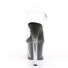 Pleaser SKY-308G-T Transparent Black Glitter Sale Women