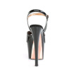 Pleaser SKY-309TT Black Patent Rose Gold Chrome Sale