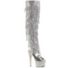 Pleaser BEJEWELED-3019RSF-7 Thigh high boots