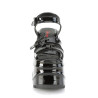 Demonia WAVE-13 Black Patent Sale Women