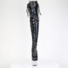 Pleaser BEJEWELED-3052HG-7 Hologram Overknee Boots
