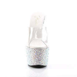 Pleaser BEJEWELED-701MS Strass Platform High Heels Mules