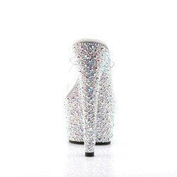 Pleaser BEJEWELED-701MS Strass Platform High Heels Mules