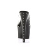 Pleaser ADORE-701LS Transparent Black Mules Women