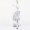Pleaser ADORE-706 Clear Ankle Strap High Heels Sandals