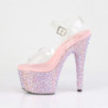 Pleaser BEJEWELED-708MS Rose Strass Platform High Heels