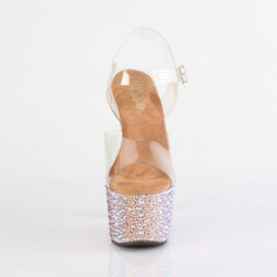 Pleaser BEJEWELED-708MS Gold Strass Platform High Heels