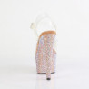Pleaser BEJEWELED-708MS Gold Strass Platform High Heels