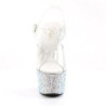 Pleaser BEJEWELED-708MS Silver Strass Platform High Heels