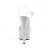 Pleaser BEJEWELED-708MS Silver Strass Platform High Heels