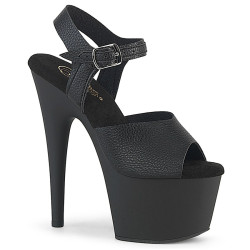 Pleaser ADORE-708UL Black Platform High Heeled Shoes