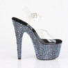 Pleaser BEJEWELED-708MS Black Strass Platform High Heels