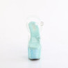 Pleaser BEJEWELED-708RRS Transparent Baby Blue Strass