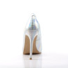 Pleaser AMUSE-20 Hologram Pointed Toe Stiletto Pumps
