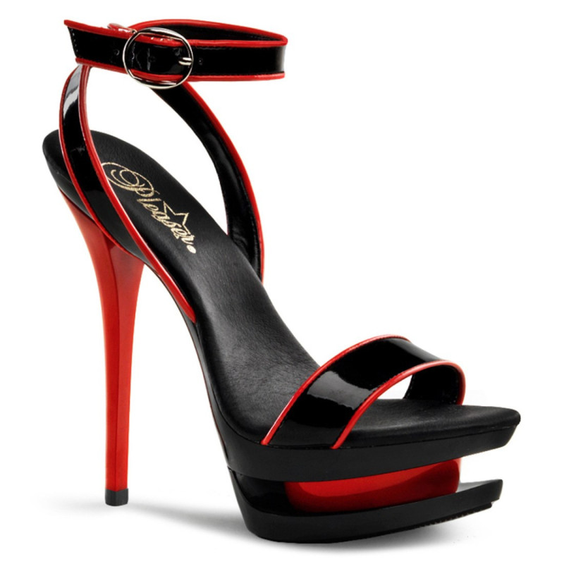 Pleaser BLONDIE-631-2 Black-Red High Heels Women Shoes Pleaser BLONDIE-631-2 Black-Red High Heels Women Shoes