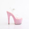 Pleaser BEJEWELED-708RRS Rose Strass Platform High Heels