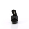 Fabulicious COCKTAIL-501L Black Leather Mules Women