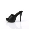 Fabulicious COCKTAIL-501L Black Leather Mules Women