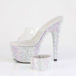 Pleaser BEJEWELED-712MS Ankle Cuff Strass Platform Heels