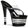 Pleaser SKY-303LN Transparent Black Sale Women