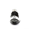Funtasma DISCO-18 Black White Patent 70s Disco Shoes Men