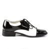 Funtasma DISCO-18 Black White Patent 70s Disco Shoes Men