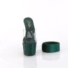Pleaser BEJEWELED-712RS Transparent Green Strass High Heels Sale