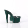 Pleaser BEJEWELED-712RS Transparent Green Strass High Heels Sale