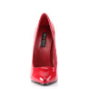 Devious DOMINA-420 Red Pointed Toe Stiletto Heels Pumps