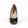 Pleaser Pink Label DREAM-420W Black Patent Pumps Men
