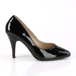 Pleaser Pink Label DREAM-420W Black Patent Pumps Men