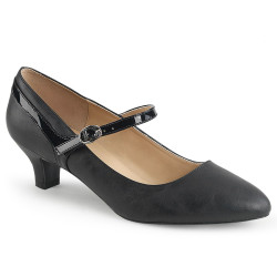 Pleaser Pink Label FAB-425 Black Pumps Heels Men