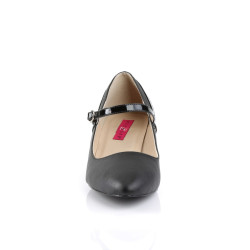 Pleaser Pink Label FAB-425 Black Pumps Heels Men
