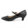Pleaser Pink Label FAB-425 Black Pumps Heels Men