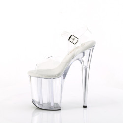 Pleaser FLAMINGO-808 Transparent Platform Pole Dance Shoes
