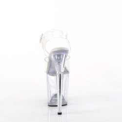 Pleaser FLAMINGO-808 Transparent Platform Pole Dance Shoes