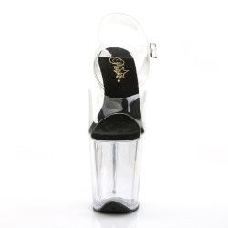 Pleaser FLAMINGO-808 Black Insole Platform Pole Shoes