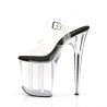 Pleaser FLAMINGO-808 Black Insole Platform Pole Shoes