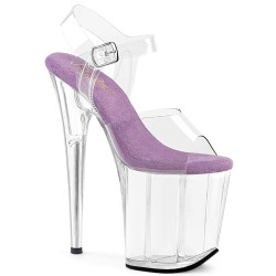 Pleaser FLAMINGO-808 Lavender Insole Platform Pole Shoes